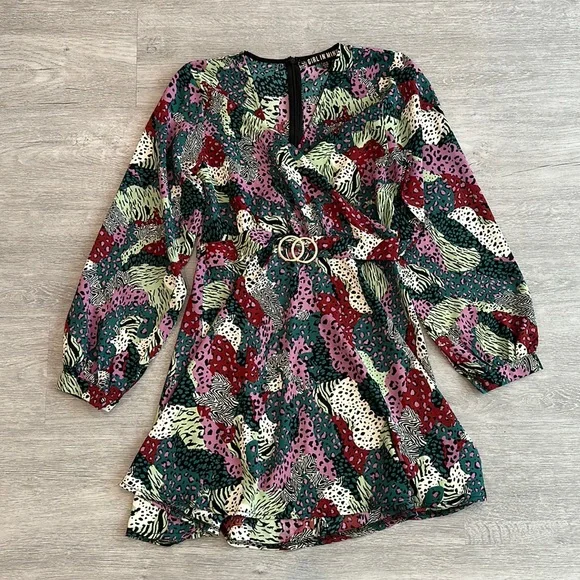 Colorful and printed dress from UK size US 6 - Picture 1 of 3